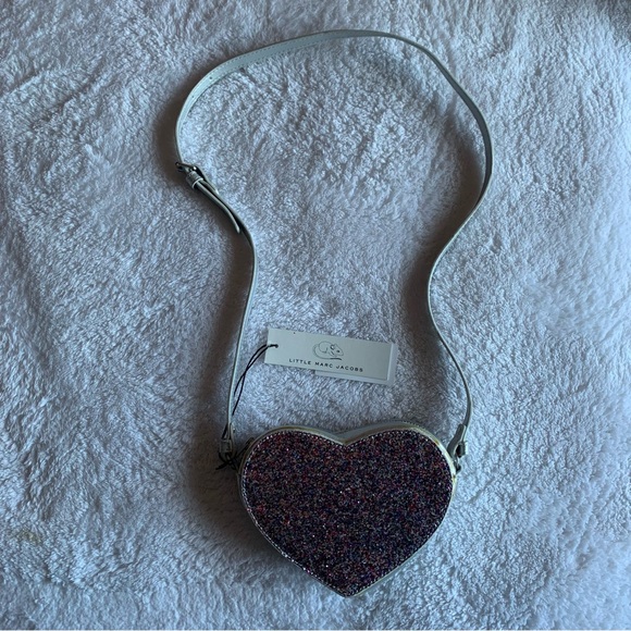 Little Marc Jacobs glitter heart shaped bag